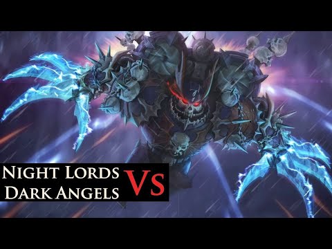 The Haunted Shadows: Dark Angels vs. Night Lords | Warhammer 40k Lore