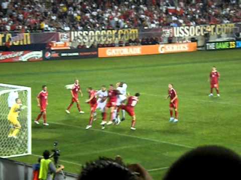 Onyewu's goal, US vs Poland 10/9/10