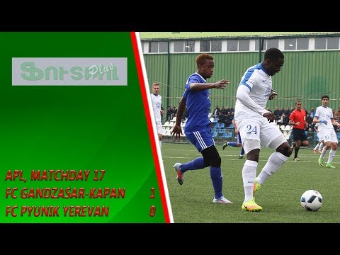 APL, Matchday 17 FC Gandzasar-Kapan - FC Pyunik Yerevan 1-0