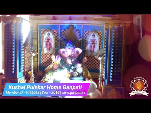 Kushal Pulekar Home Ganpati Decoration Video
