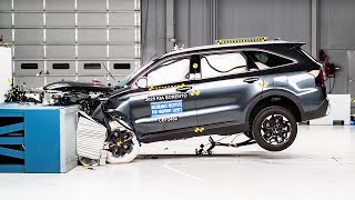 [IIHS] 2025 Kia Sorento updated moderate overlap IIHS crash test
