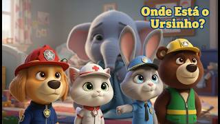 🚨 A Patrulha dos Pequenos Ajudantes: O Mistério do Ursinho Perdido! (Desenho Animado Infantil 3D)