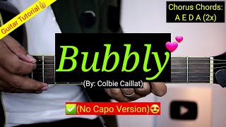 Bubbly - Colbie Caillat (No Capo Version) :-* | Guitar Tutorial