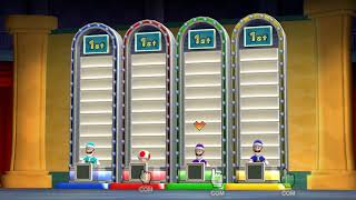 Mario Party 9 Launch Break - Kamek Vs Toad Vs Waluigi Vs Yoshi