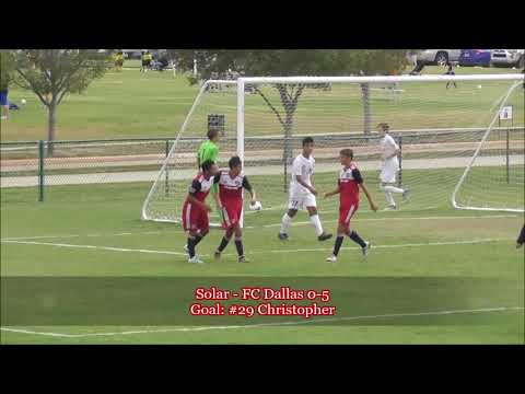 Solar SC - FC Dallas U15 DA Cup game highlights Sep 21 2019