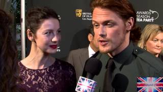 OUTLANDER: Caitriona Balfe and Sam Heughan on the Red Carpet with TAC!