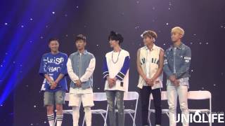 150613 全球中文音乐榜上榜 UNIQ 访问 + Luv Again