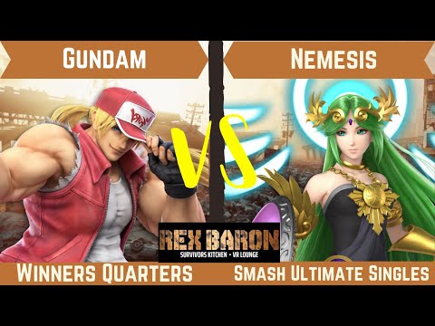 Rex Baron 12 Winners Quarter Finals - Gundam (Terry) Vs. Nemesis (Palutena)