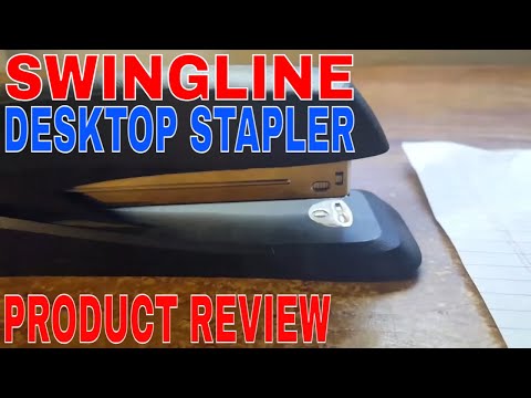 ✅  How To Use Swingline Desktop Stapler Review  🔴