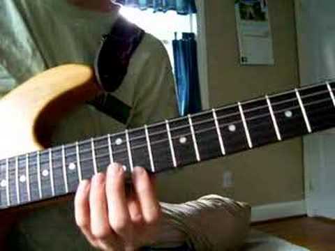 Series of Arpeggios six, three string guitar sweep sweeping