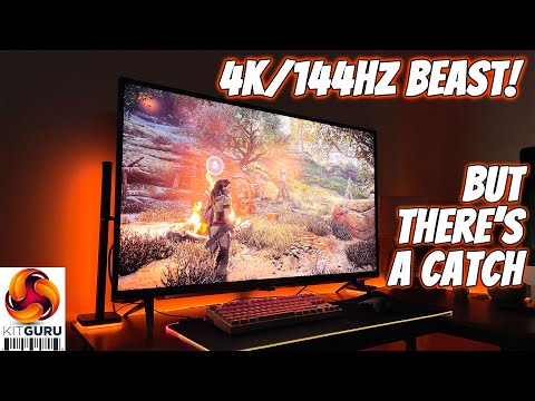 External Review Video QcZFUNgKZ0w for Gigabyte AORUS FV43U 43" 4K Gaming Monitor (2021)