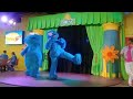 Grover Cookie Monster Playing A Game At Dine With Elmo Friends During Memorial Day Weekend ️