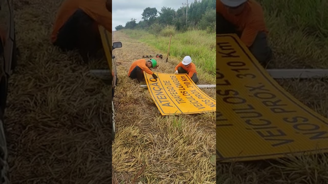 INSTALAÇÃO DE PLACAS DE SINALIZAÇÃO VIÁRIA