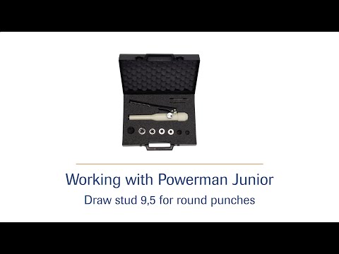 Manually operated hydraulic pump Powerman Junior - draw stud 9,5 HD | häwa