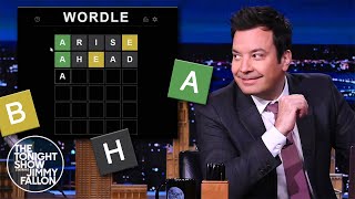 Jimmy Fallon Attempts to Play Wordle | The Tonight Show Starring Jimmy Fallon video