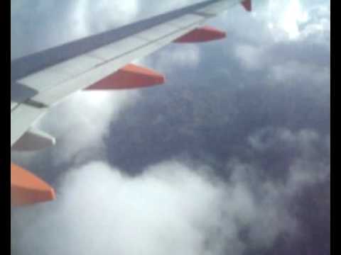 Passaggio in volo sopra Benevento con volo Easyjet