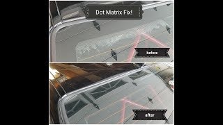 Window Tinting DOT MATRIX FIX!