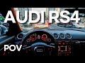 Audi V8 Sound Manual Cabrio Old But Perfect Car RS4 POV DRIVE