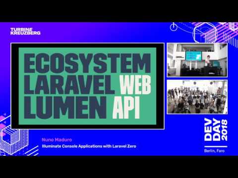 Dev Day 2018 Faro - "Illuminate console applications with Laravel Zero" Nuno Maduro (Alumnforce)