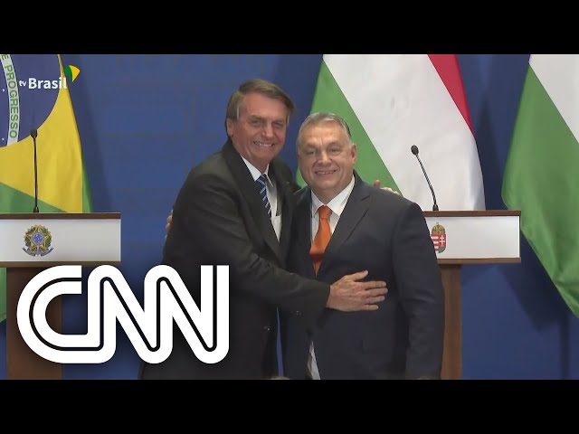 Bolsonaro chama premiê húngaro de "irmão" e destaca "defesa da família" em discurso | NOVO DIA