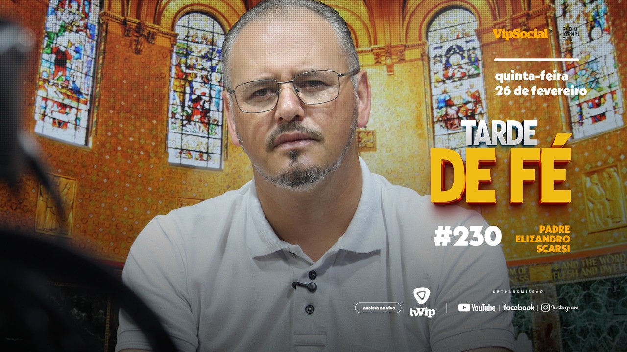 Padre Elizandro compartilha mensagens de fé que inspiram a sua quinta-feira, 26 de fevereiro