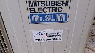 Mitsubushi Mini Split Freon Leak Repair