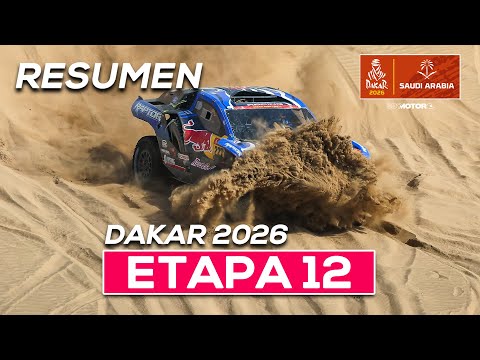 Roma obra el milagro: segundo sin rueda ni gasolina - Resumen Etapa 12 Dakar 2026 - SoyMotor.com