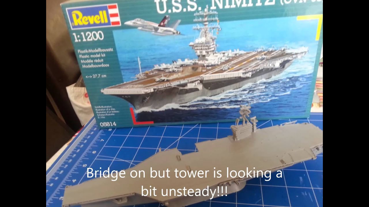 Revell Сборная модель корабля Авианосец Нимиц (CVN-68) 1:1200