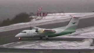 preview picture of video 'Narvik lufthavn, Framnes - Widerøe Dash 8'