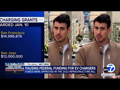 ABC7 Bay Area segment on electric car chargers and interview with Luke Bornheimer