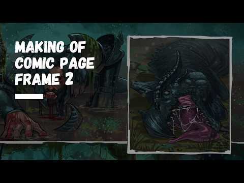 Comic page, frame 2: making of