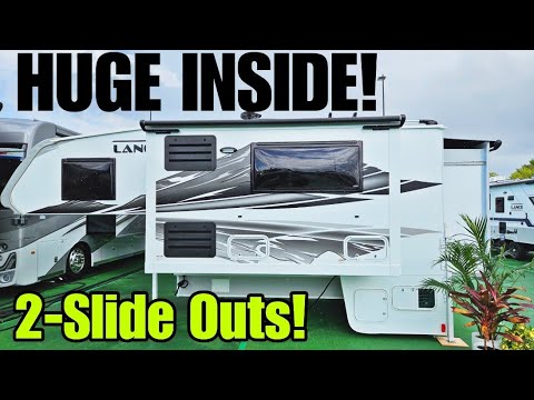 HUGE INSIDE! 2-Slide Truck Camper from Lance! Model 1172