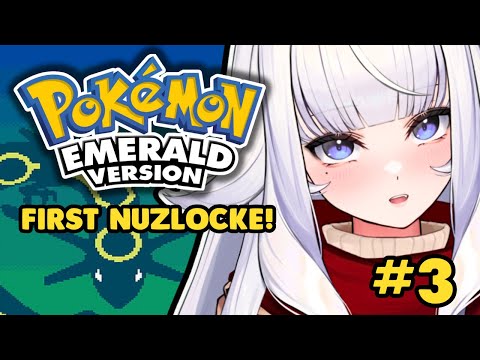 Hardmode unlocked... | Vtuber’s 1st Nuzlocke Challenge! | 【Pokémon Emerald】Part 3