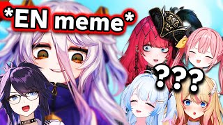 I like that henya's model is accurate to her state of being around 6 other people. - Henya introduces EN meme culture to NOVA