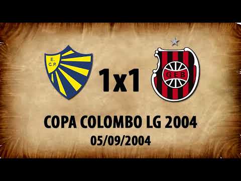 E.C.Pelotas 1x1 G.E.Brasil - Copa Colombo LG 2004