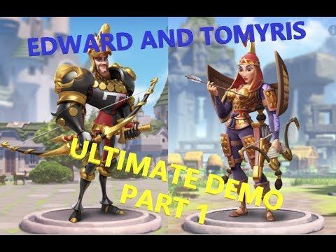 Edward and Tomyris ULTIMATE DEMO PART 1 - Rise of Kingdoms