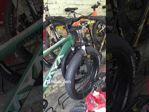 caya fat bicycle double disc brake front shocker Chrome hydraulic aluminium body#5k #mtb