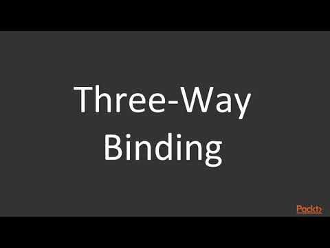 Angular 5 Fundamentals Three Way Binding Versus Two Way Binding| packtpub com