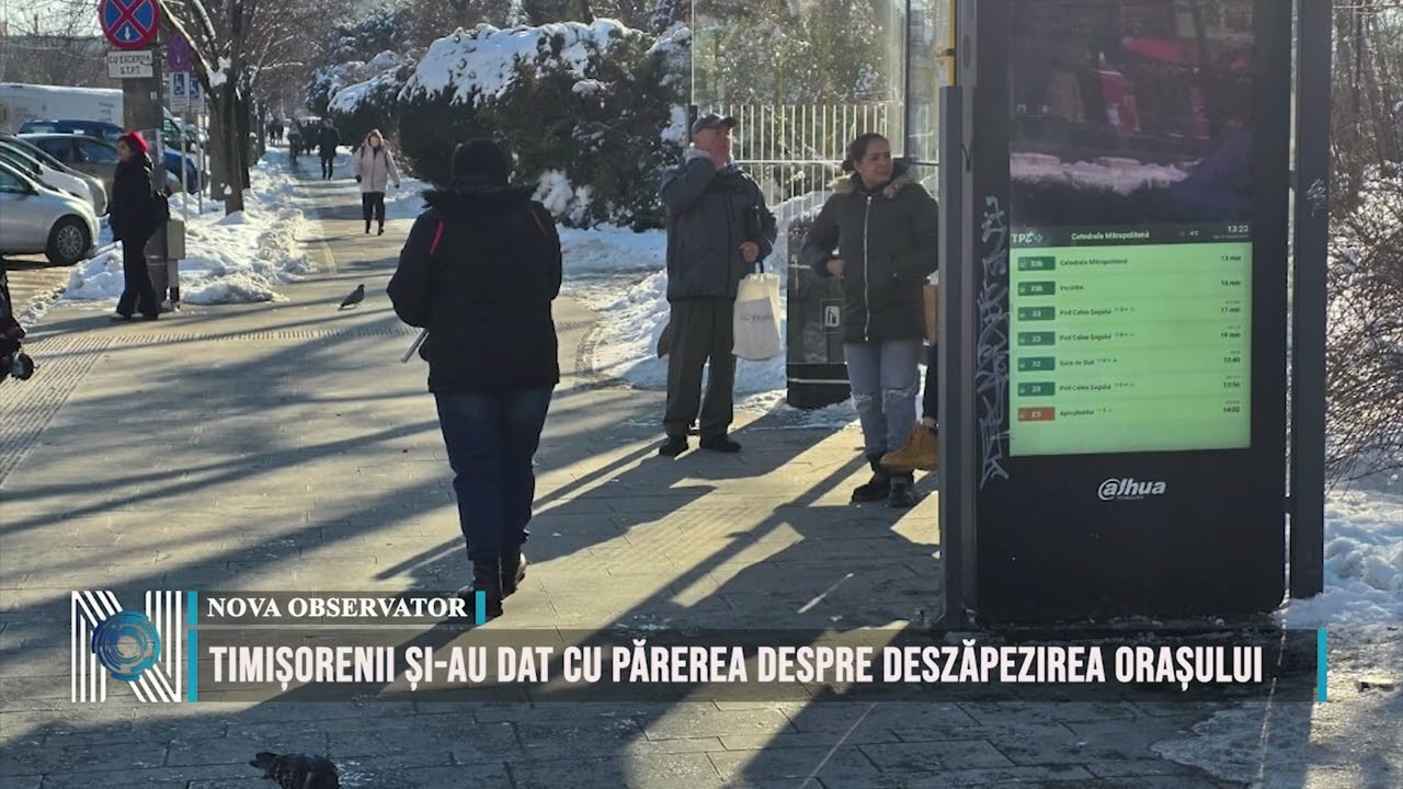 Timișorenii și-au dat cu părerea despre deszăpezirea orașului