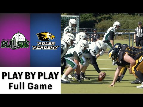 FULL GAME | Berlin Adler Academy @ Berlin Bullets | PLAY BY PLAY |  2022