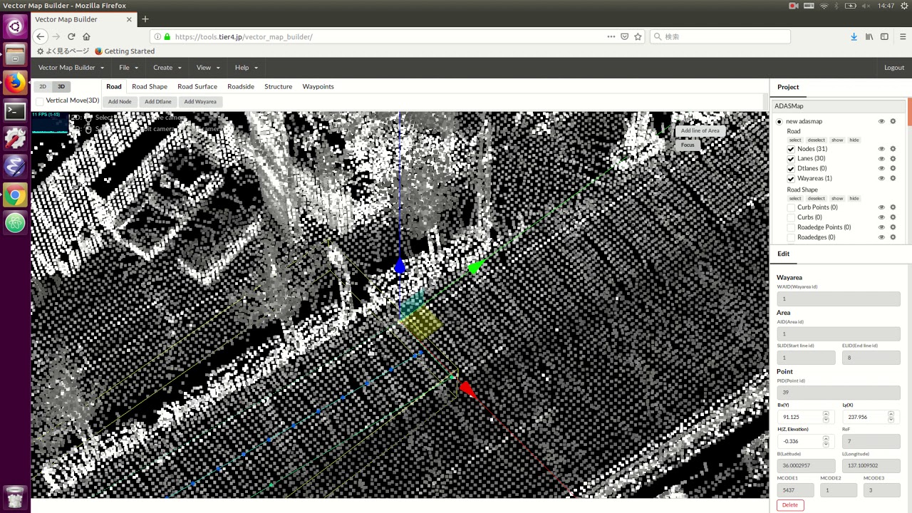 Vector Map Builder -  2. wayarea