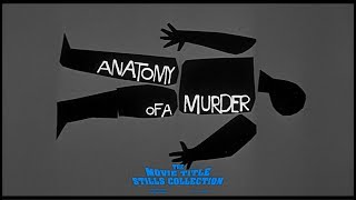 Saul Bass — Anatomy of a Murder title sequence