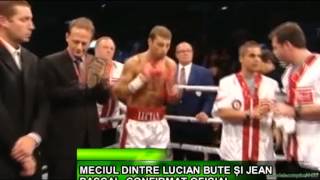 MECIUL DINTRE LUCIAN BUTE SI JEAN PASCAL, CONFIRMAT OFICIAL