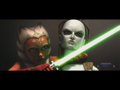 Star Wars: The Clone Wars - Ahsoka & Plo Koon vs. Aurra Sing & Boba Fett [1080p]
