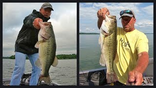 preview picture of video '6lb & 4lb bass @ Kentucky Lake while Scott was on his annual family crappie trip'