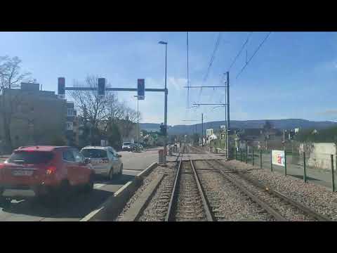 Basel Tram 11 Aesch - St. Louis Grenze