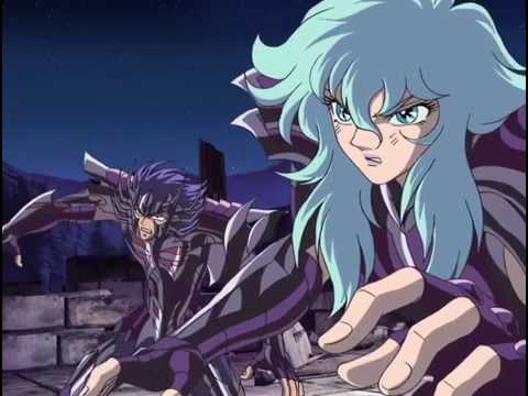 mu de aries asiendo añicos a mascara de muerte y a Afrodita