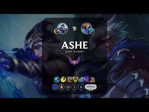 Ashe ADC vs Ezreal - EUW Master Patch 13.16