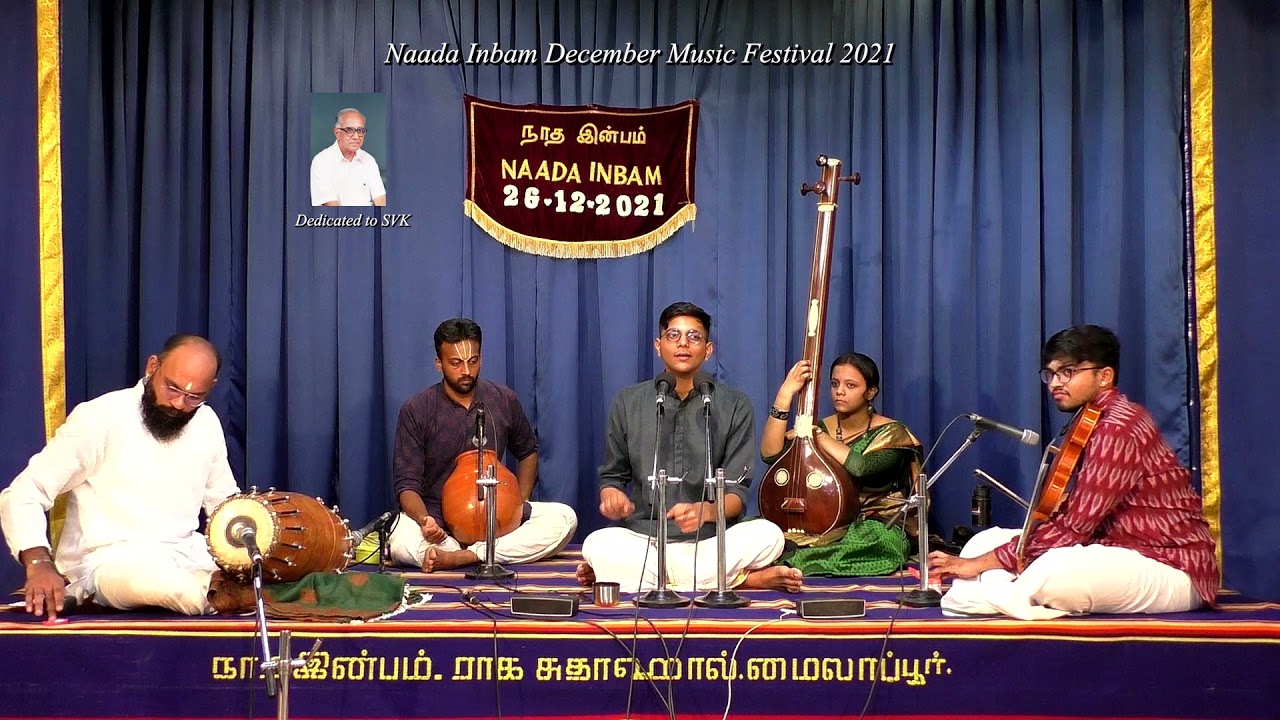 Vidwan S. Adithyanarayanan for Naada Inbam December Music Festival 2021