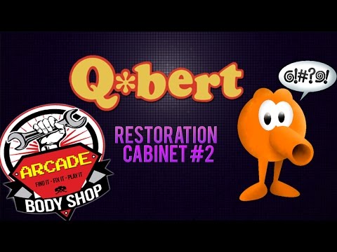 Qbert Arcade Cabinet Fix and Restore - Part 2
